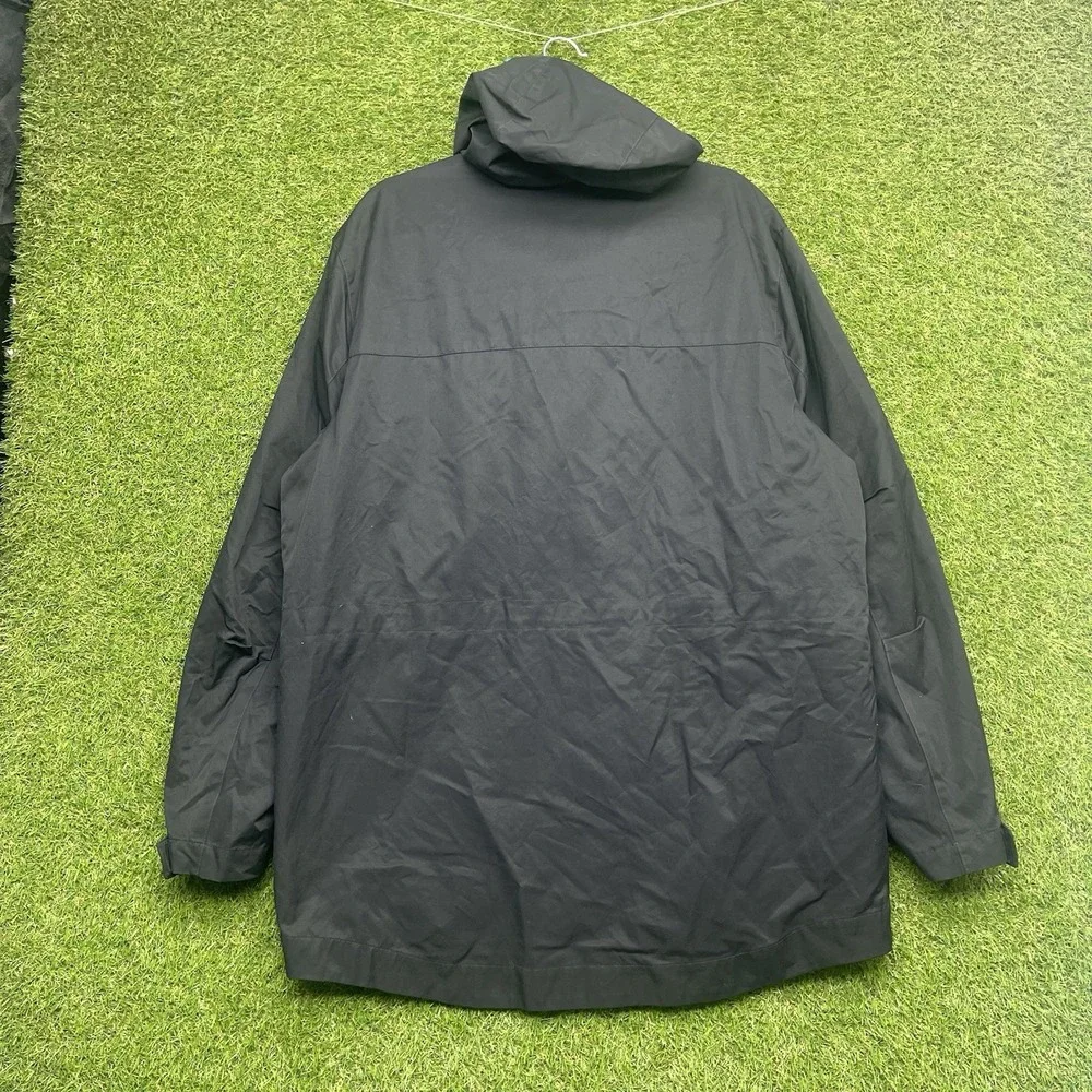 Polo Ralph Lauren Performance Jacket Mens Large Black Full Zip Nylon Hooded